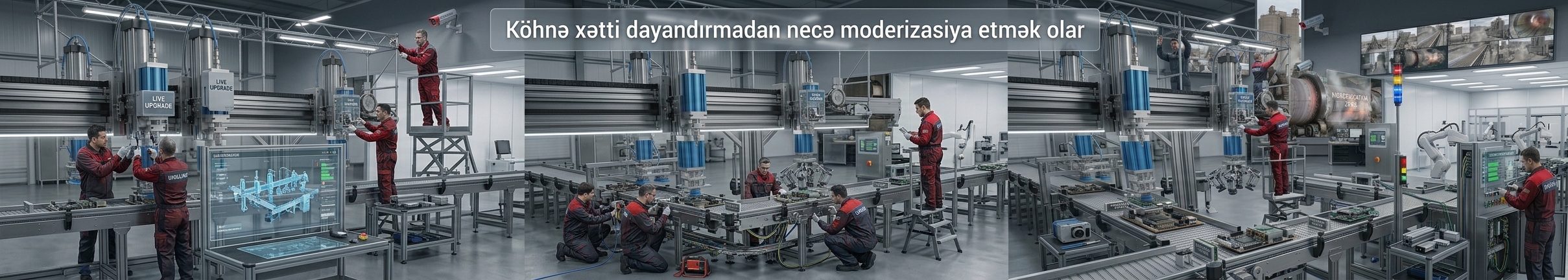 Köhnə xətti dayandırmadan necə modernizasiya etmək olar